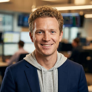Ryan Brooks, listed as Lead Trading Analyst at Buoyantis Wealth, in a profile image